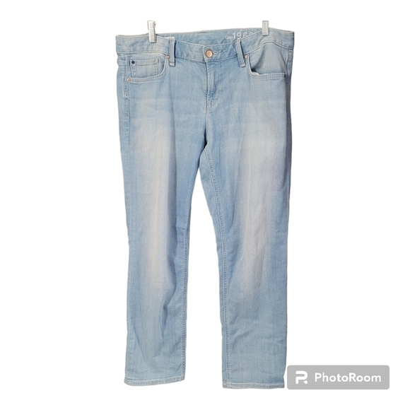 Gap Real Straight light wash straight leg jeans - Picture 1 of 8